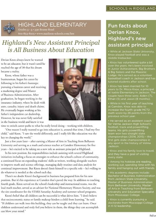 Ridgeland Life Article 